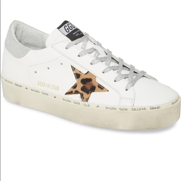 Golden Goose Shoes - Golden Goose Hi Star Size 36/6 Leopard Star